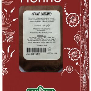 HENNE COLORANTE CAPELLI CASTANO 100 G