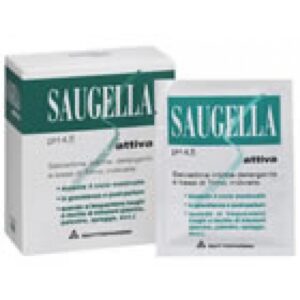 SAUGELLA ATTIVA SALVIETTINE DETERGENTI 10 BUSTINE