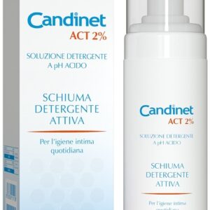CANDINET ACT 2% SCHIUMA DETERGENTE ATTIVA 150 ML