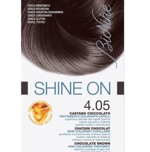 BIONIKE SHINE ON TRATTAMENTO COLORANTE CAPELLI CASTANO CIOCCOLATO 4.05