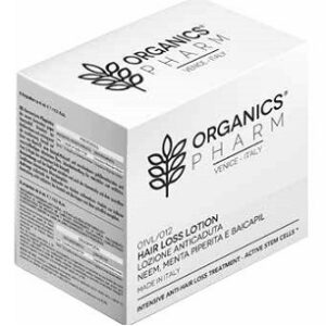 ORGANICS PHARM HAIR LOSS LOTION NEEM OIL, PEPPERMINT AND BAICAPIL 12 FIALE DA 6 ML