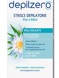 DEPILZERO STRISCE VISO E BIKINI 20 PEZZI