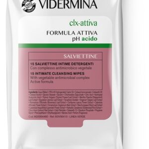 VIDERMINA CLX ATTIVA 15 SALVIETTE INTIME DETERGENTI