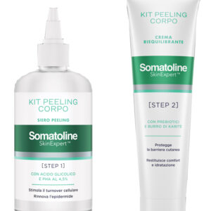 SOMATOLINE SKIN EXPERT KIT PEELING CORPO 1 GEL PEELING 200 ML + 1 CREMA RIEQUILIBRANTE 100 ML