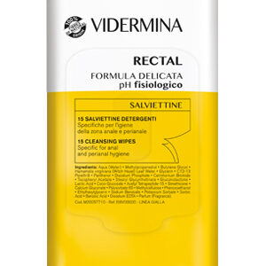 VIDERMINA RECTAL SALVIETTINE 15 PEZZI